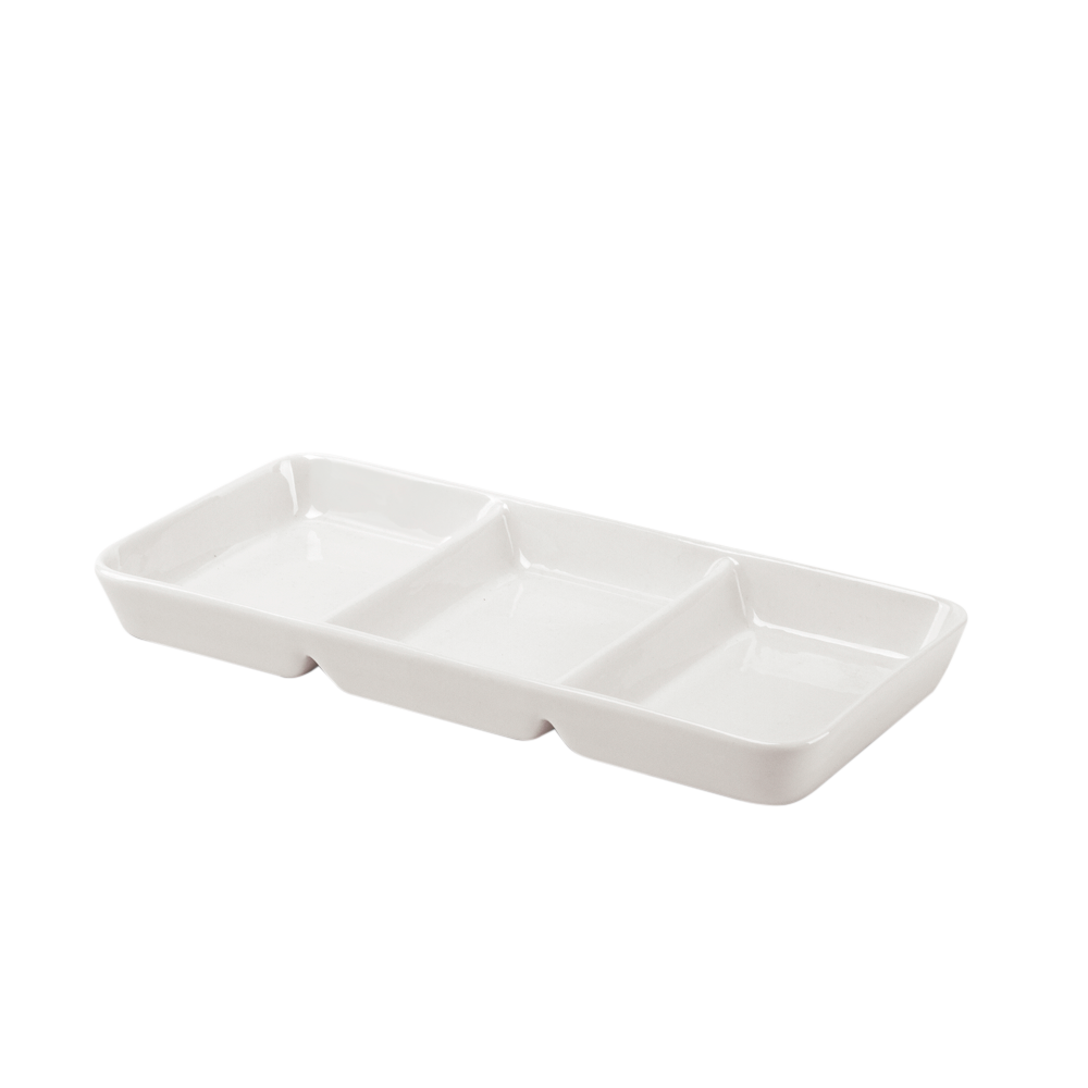 BANDEJA 3 DIV. RECT. 12 X5.5