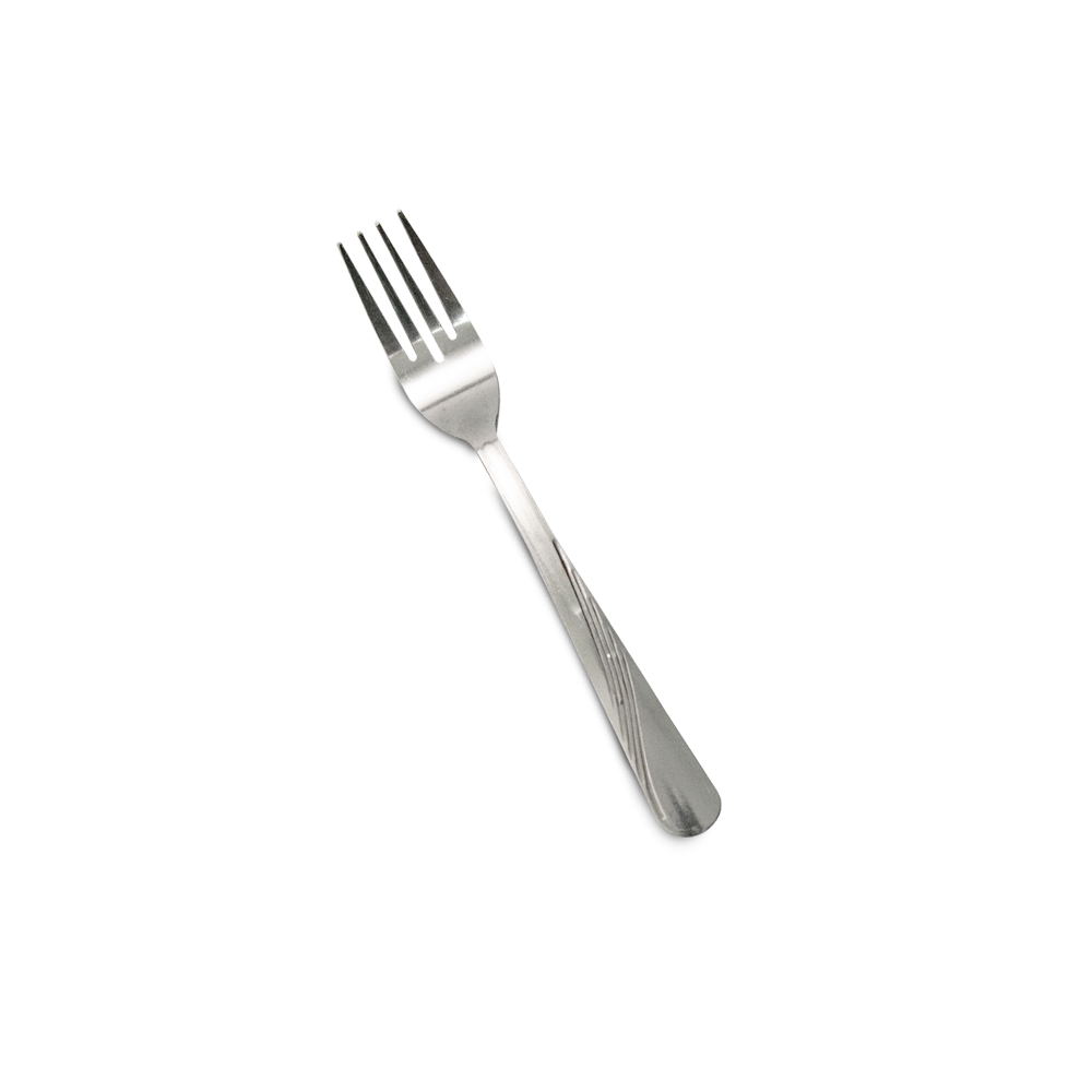 TENEDOR DE MESA LIA 1.3MM X 12 UND. DISEÑO DIAGONAL