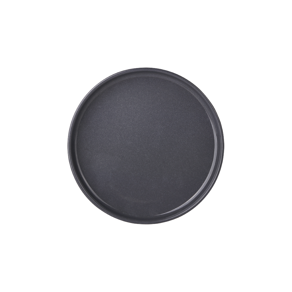 Plato Redondo 8" Gris Granito x6 Pzas. - 111