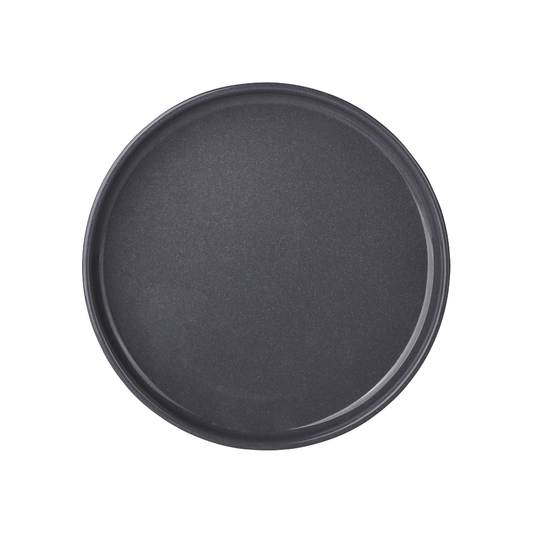Plato Redondo 10" Gris Granito x6 Pzas. - 111