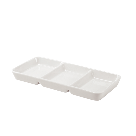 BANDEJA 3 DIV. RECT. 12 X5.5