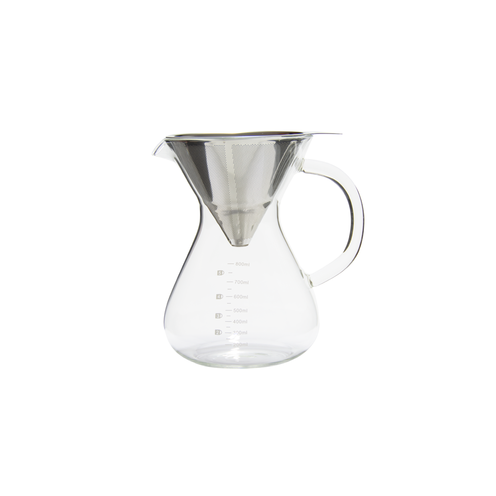 CAFETERA VIDRIO BOROSILICATO 800 ML