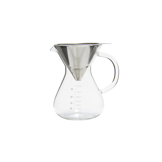 CAFETERA VIDRIO BOROSILICATO 800 ML