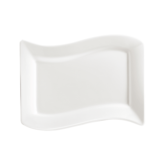 PLATO RECTANGULAR ONDA 12