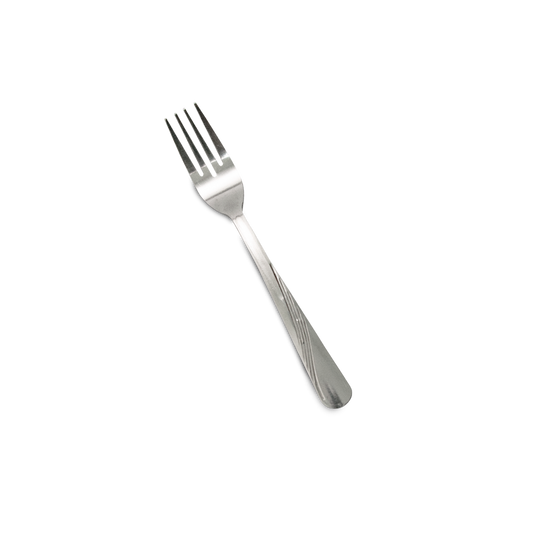 TENEDOR DE MESA LIA 1.3MM X 12 UND. DISEÑO DIAGONAL